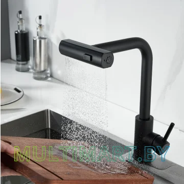 Смеситель Shevanik S263H (черный) картинка 9